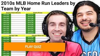 Can we name the Home Run Leaders for every MLB Team by Year?