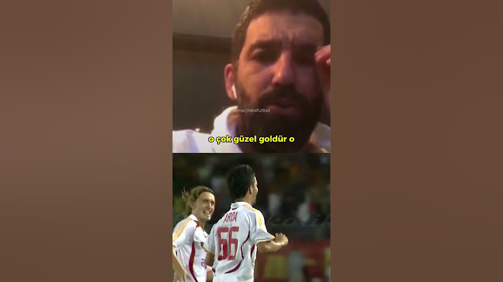 Arda Turan attığı en iyi 3 golü seçiyor | Arda Turan Emre Belözoğlu