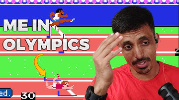 OG : I played 1st Original Official Olympics game in 2024 - Track & field Hyper Olympic Nes Gameplay