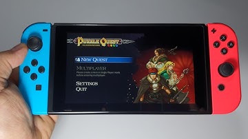 Puzzle Quest: The Legend Returns Nintendo Switch handheld gameplay