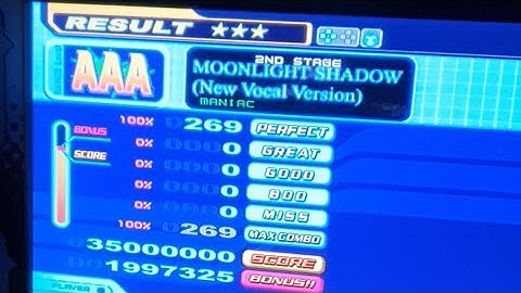 DDR 5th Mix [ Moonlight Shadow] AAA