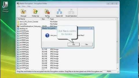 OT4 Navigating the Maxtor Encryption Interface for Windows Vista Delete