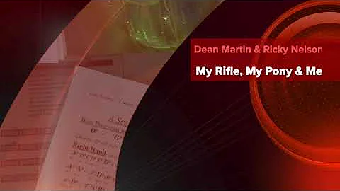 How To Play ~ My Rifle, My Pony & Me ~ Dean Martin & Ricky Nelson ~ LetterNotePlayer ©