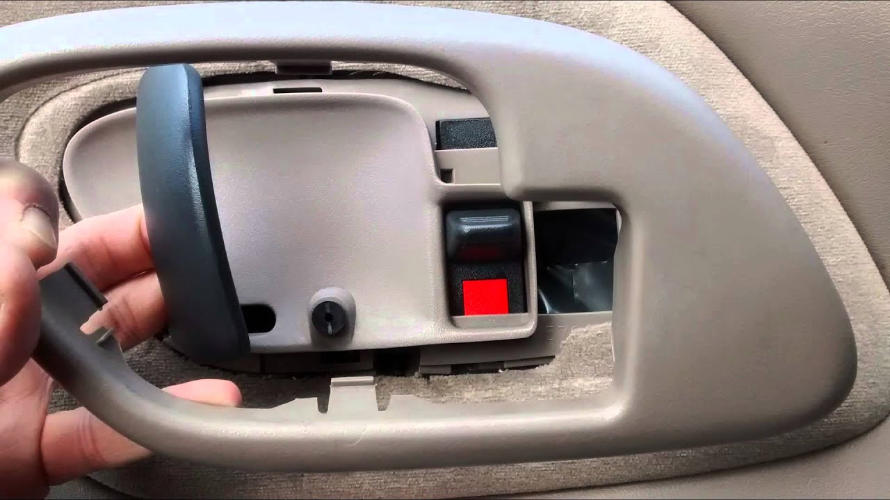 GM door handle trim removal lock stuck locks frozen jammed seized