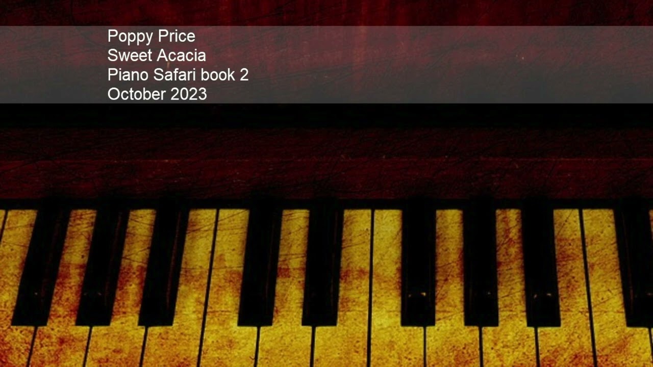 Poppy Price - Sweet Acacia