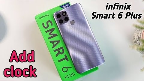 Infinix Smart 6 Plus, Time,Date,Weather,Widget,Home Screen,Time Not Showing,How To Set Date