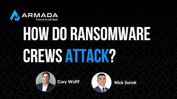 Armada Ransomware Series: How Do Ransomware Crews Attack?