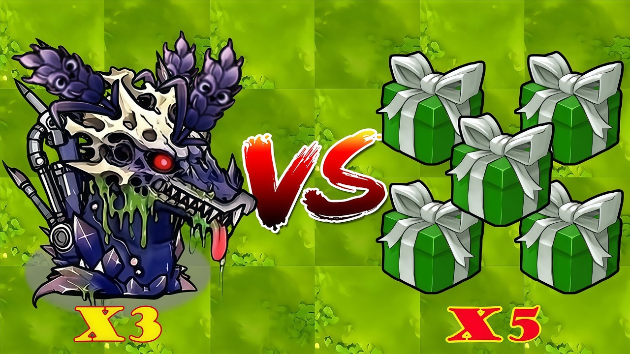 PVZ Fusion 3.4 Challenge - 3 Obsidian Barley Plant VS 5 Green Plant Box - Who Will Win?