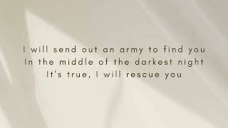 Rescue- Lauren Daigle (Lyric video)