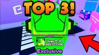 Top 3 YouTubers Hatching HUGE M-10 PROTOTYPE! 🐲😱 | Pet Simulator X Roblox