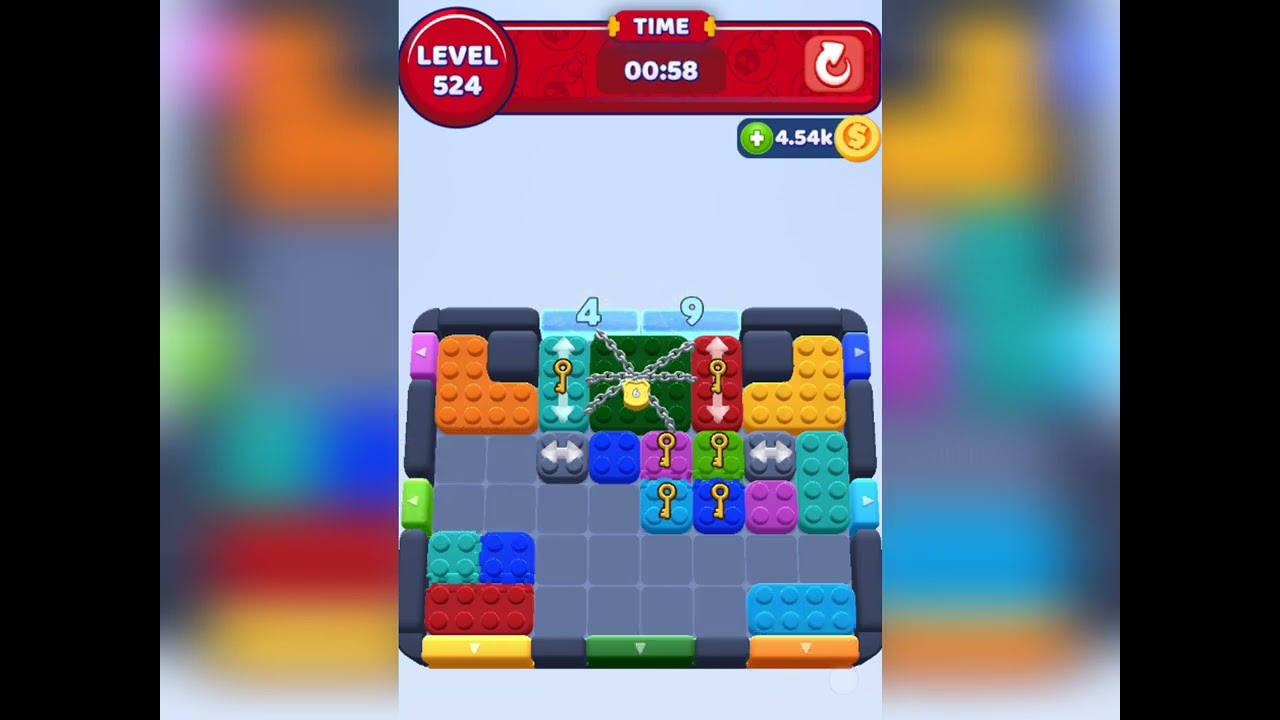 87コマ75ページ Color Block Jam Level 524 Walkthrough Solution - YouTube