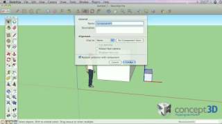 SketchUp Tips and Tricks: Geometry Stickyness, Groups, and Components