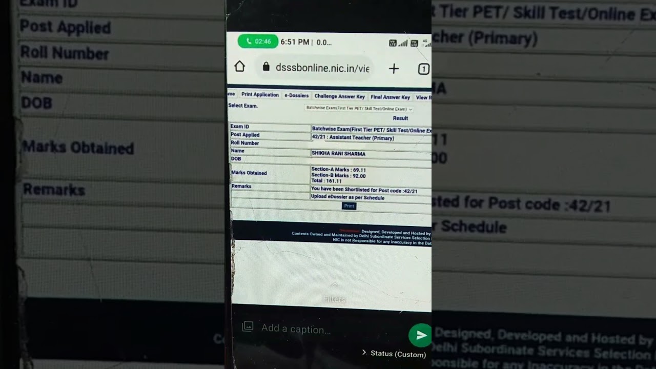 I have scored 161.11 