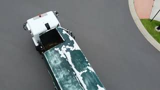 Paddle packing green waste
