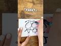 【お手洗いのマーク】筆文字の書き方 #筆ペン