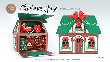 SVG PROJECT CHRISTMAS HOUSE | ASSEMBLY TUTORIAL |  LPP | N44
