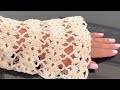 Puntada de flores a crochet 🌸 para verano