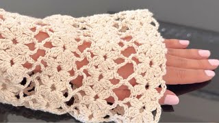 Puntada de flores a crochet 🌸 para verano