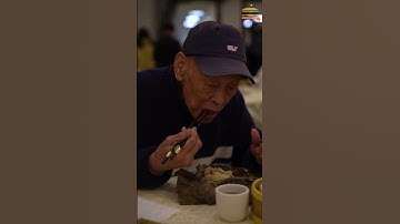 What My 85 Year Old Chinese Grandpa Orders at Dim Sum! Part 2! #Shorts