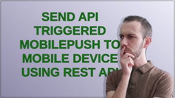 Send API Triggered MobilePush to mobile device using REST API