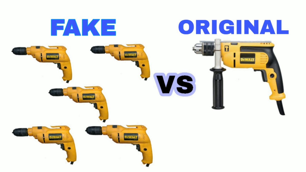 Fake vs Original Impact Drill - YouTube