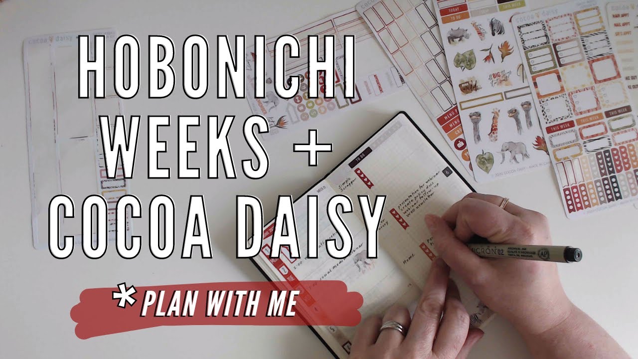 Hobonichi Techo Weeks + Cocoa Daisy Stickers | My First 3 Months