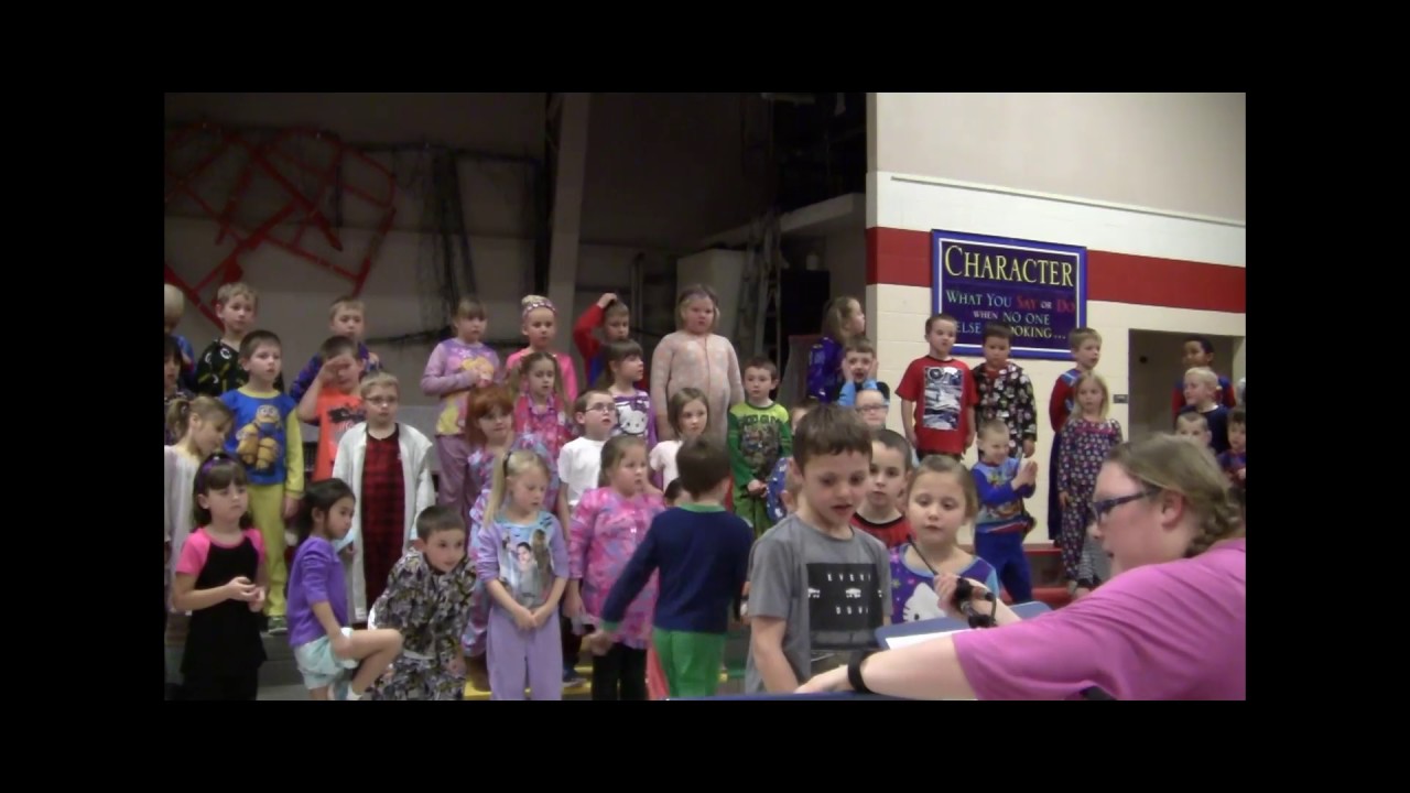 Kindergarten1st grade program Pajama Party