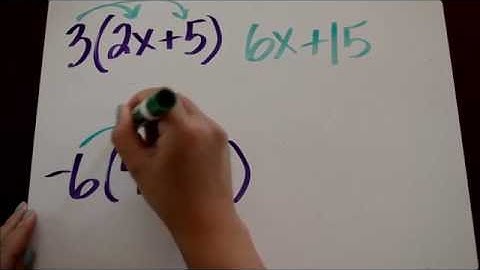 The Distributive Property Tutorial