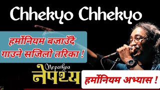 Chhekyo Chhekyo | छेक्यो छेक्यो | How to play Harmonium ? | हर्मोनियम बजाउँदै गाउने तरीका !