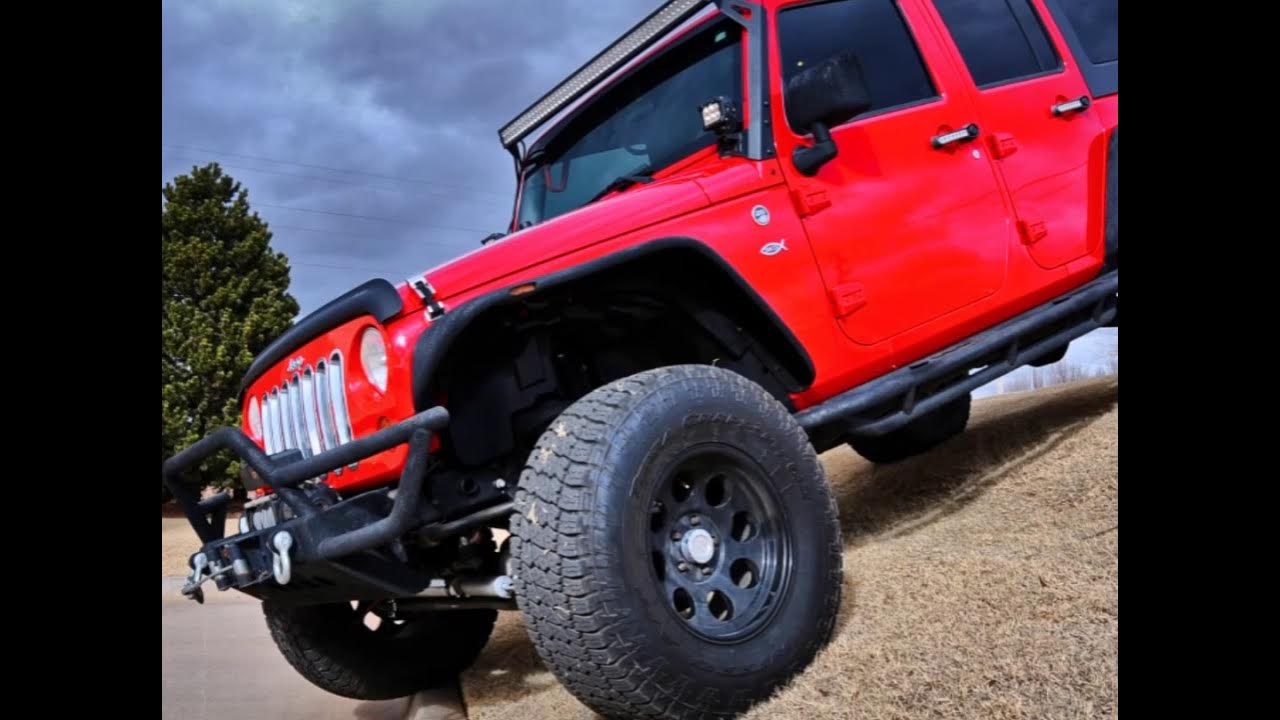 Flame Red Seat Belt Removal and Installation on a Jeep Wrangler JK - YouTube