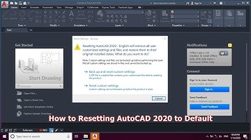 How to Resetting AutoCAD 2020 to Default