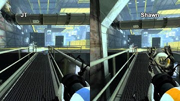Portal 2 Co-op: Incomplete splitscreen series: part 5