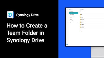 Tips — How to Create a Team Folder in Synology Drive? | Synology