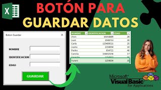 🟢 #14 How to create a SAVE button on a form to STORE data in a DATABASE | VBA Course