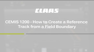 CEMIS 1200 FP1 - Create a Guidance Line from a Field Boundary #8