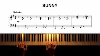 Sunny (Jazz Standard) − Piano Cover + Sheet Music