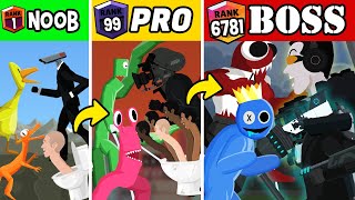 Rainbow Friends vs Skibidi Meme Rank Wars | Monster Animation