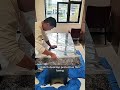 The laying desktop process of protective film