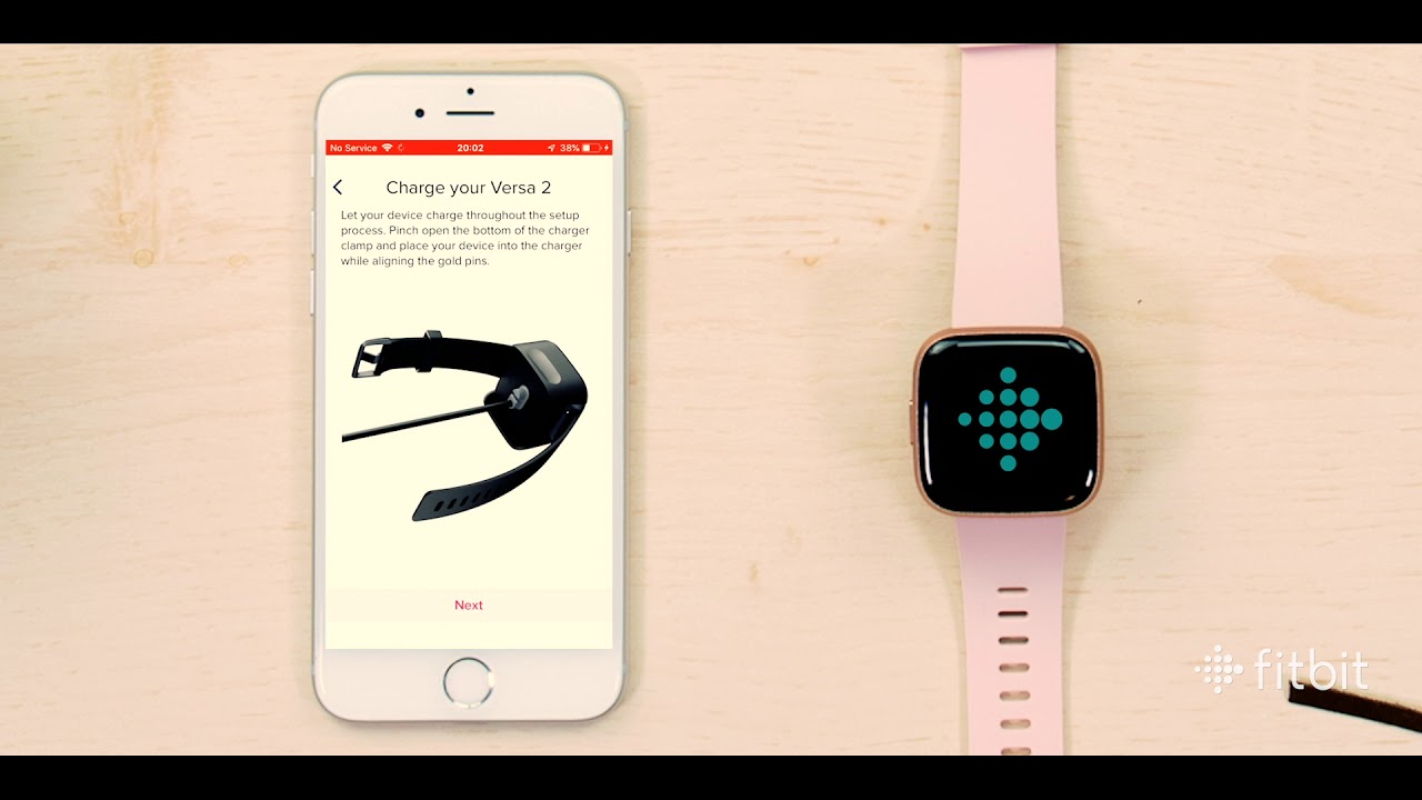 Fitbit Versa 2 - First Set Up - YouTube