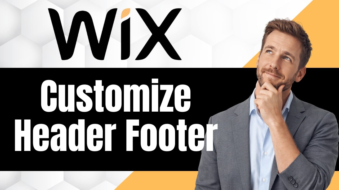 Wix Header How To Customize Wix Header And Footer - YouTube