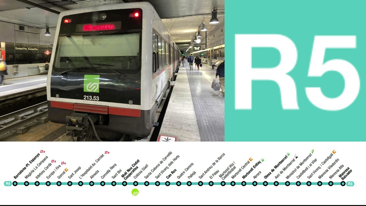 Megafonies de l'R5 213 FGC