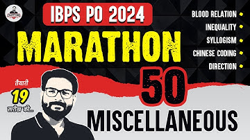 IBPS PO 2024 | Complete Miscellaneous in One Video | Reasoning By Saurav Singh