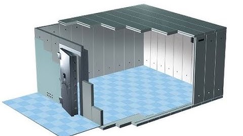 The Process Of Installing The Modular Vault Room--Modular Vaults Manufacturers