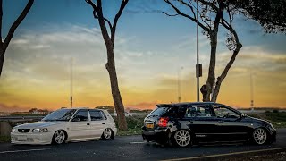 Bagged boys (Toyota Runx & Toyota Tazz)