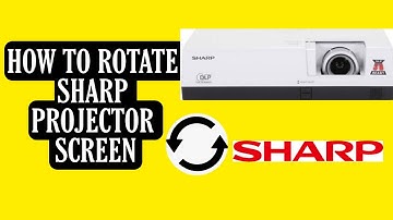 How to Rotate Sharp projector screen NN Electronics