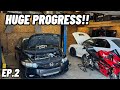 Building my dream garage  ep2 we can finally work on cars
