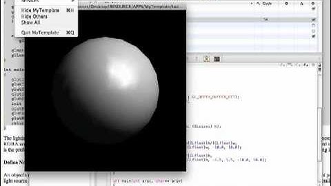 C, OpenGL, Glut Xcode Project
