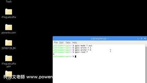 【柯博文老師】RPi3 9 4 GPIO