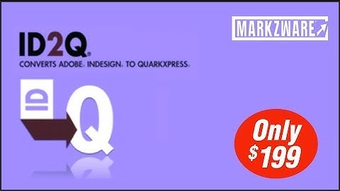 ID2Q v6 InDesign to Quark NEW conversion software