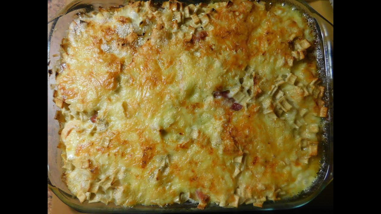 🍂🍁 Gratin de Crozets au reblochon et lardons - YouTube